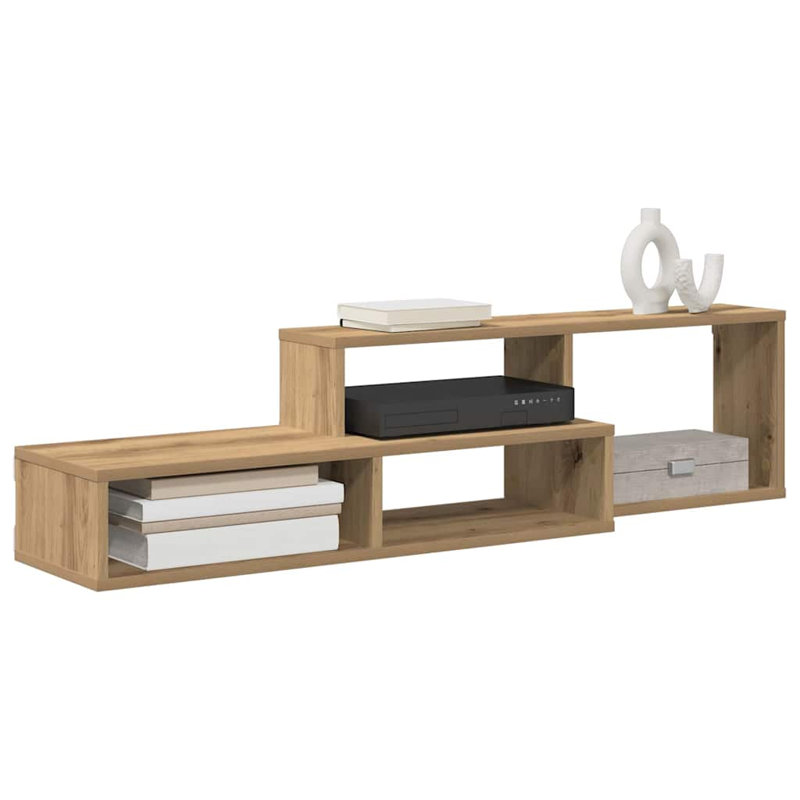 Unfinished TV Stand, Light Brown, 28.5cm H x 120cm L x 25cm W