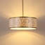22" 5-Light Capiz Shell Drum Chandelier