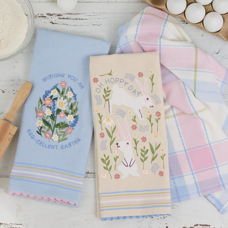  Oh Hoppy Day Dishtowel Set/3