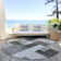 Machine Washable Indoor/Outdoor Cicel ACN1190 Pewter Rug