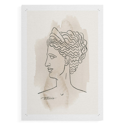 Greek Busts VI -Canvas Print Only - NOT FRAMED