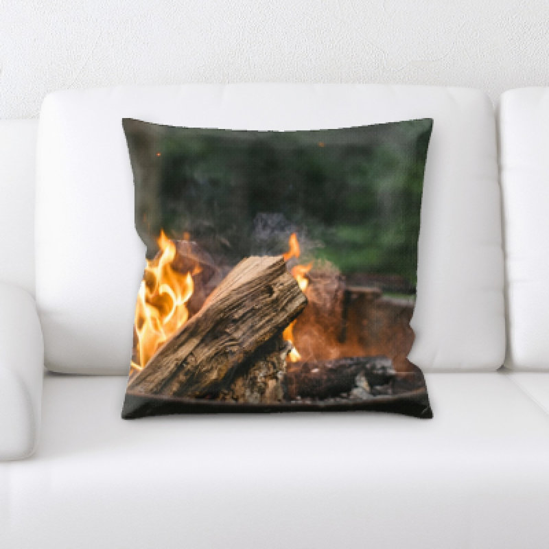 Microsuede Throw Pillow