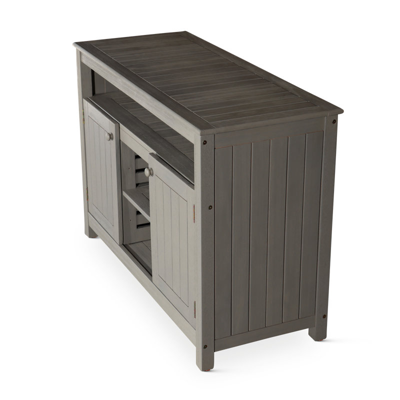 Buffet et console Colaluca, Bois flottant gris