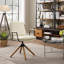  Fauteuil noir en similicuir