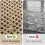 Bath Mat 50 X 80 Cm, Bathroom Mat, Non Slip Bath Mat, Waffle Style, Quick Dry, Absorbent & Machine Washable Toilet Mat, Brown Bathmat