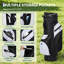 Sac de golf léger avec diviseur de club à 14 voies, 7 poches de rangement, poche pour glacière intégrée et housse de pluie imperméable-132939477