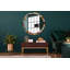 Huldar Glass Flat Wall Mirror