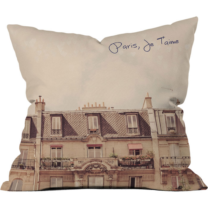 Coussin extérieur t’aime happee monkee paris