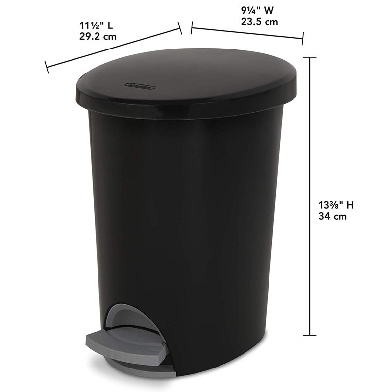 Ultra 2.6 Gallon Step On Trash Can