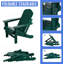 Chaise Adirondack pliante, accoudoir empilable et relaxant