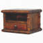 Table de chevet murale en bambou