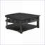 Ensemble de tables basses 3 pièces gris avec faux marbre, design rectangulaire et amp; Assemblage facile pour le salon