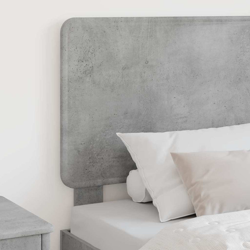 Headboard, UK Single - DE 90 x 190 cm, Concrete Grey