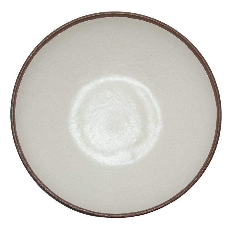 GET Bol de service en plastique, 12.25", Crème