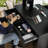 Greyden Vanity Set with LED Mirror & Stool-1464414249