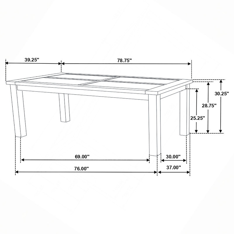 Mina 9-piece Dining Table Set