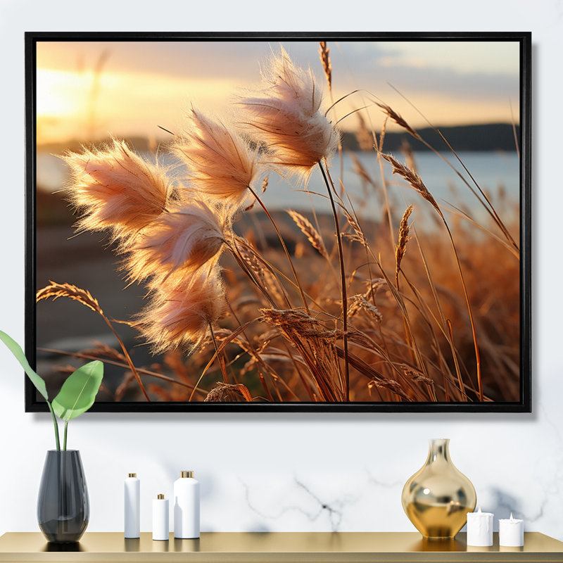 Wildflowers Sublime Horizons, reproduction d'art sur toile, H 30 po x l 40 po x P 1,5 po, Cadre flottant noir