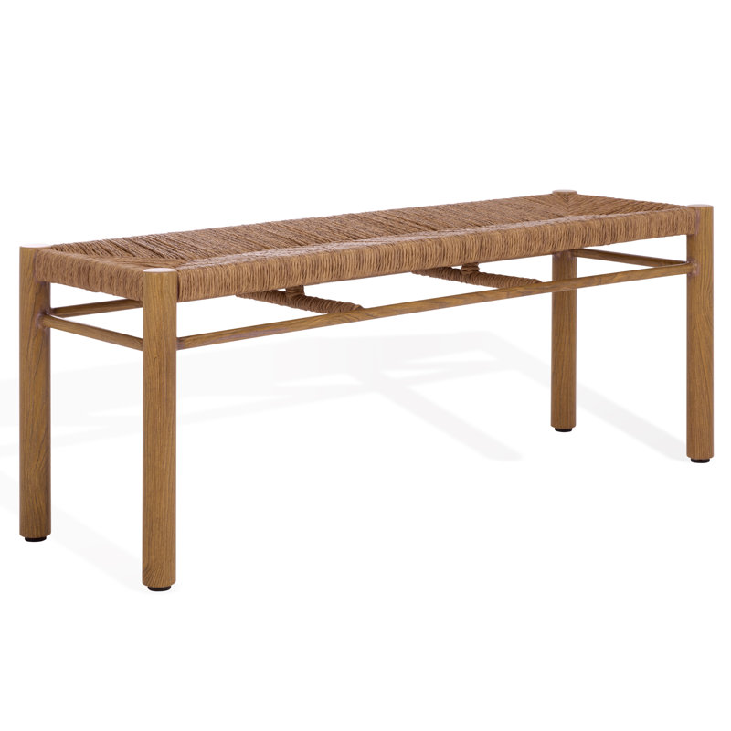Romona Rattan Weaving Outdoor Bench