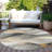 Aelien Gray Washable Indoor-Outdoor Rug - LOOMLAN-856607391