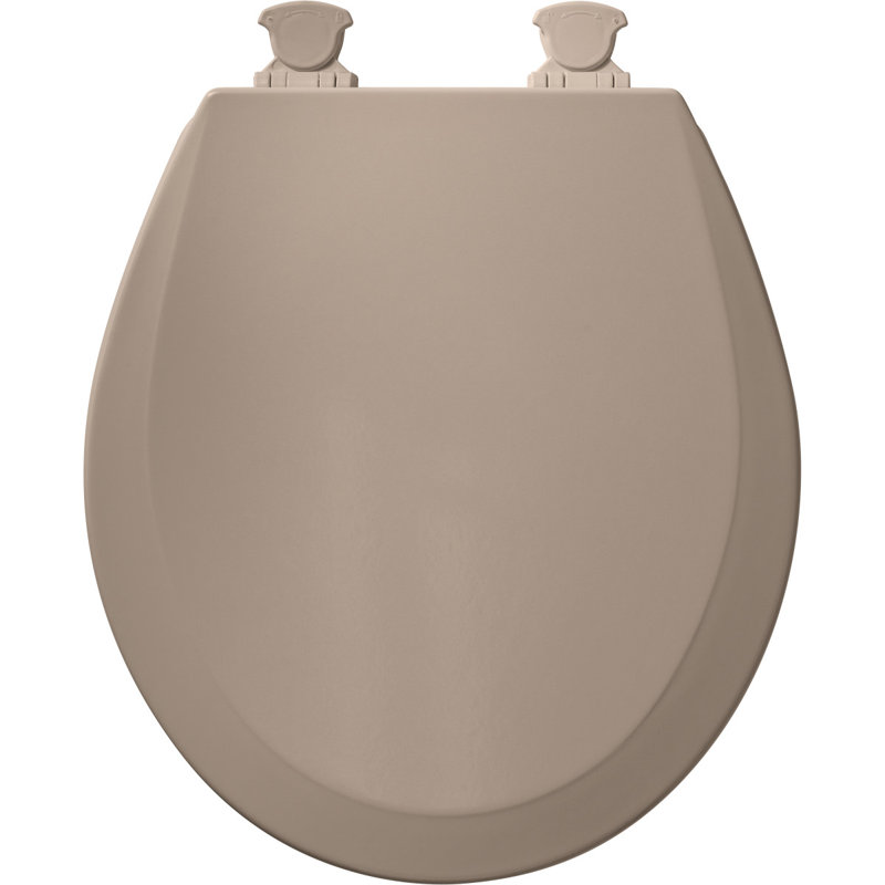 500EC Round Toilet Seat, Fawn Beige