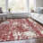 Premium Machine Washable Prisco Garnet Rug-460712805