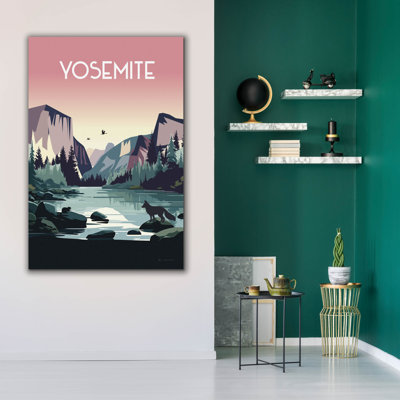 Epic Graffiti 'Yosemite'  by Omar Escalante Canvas Wall Art, 40" x 60"