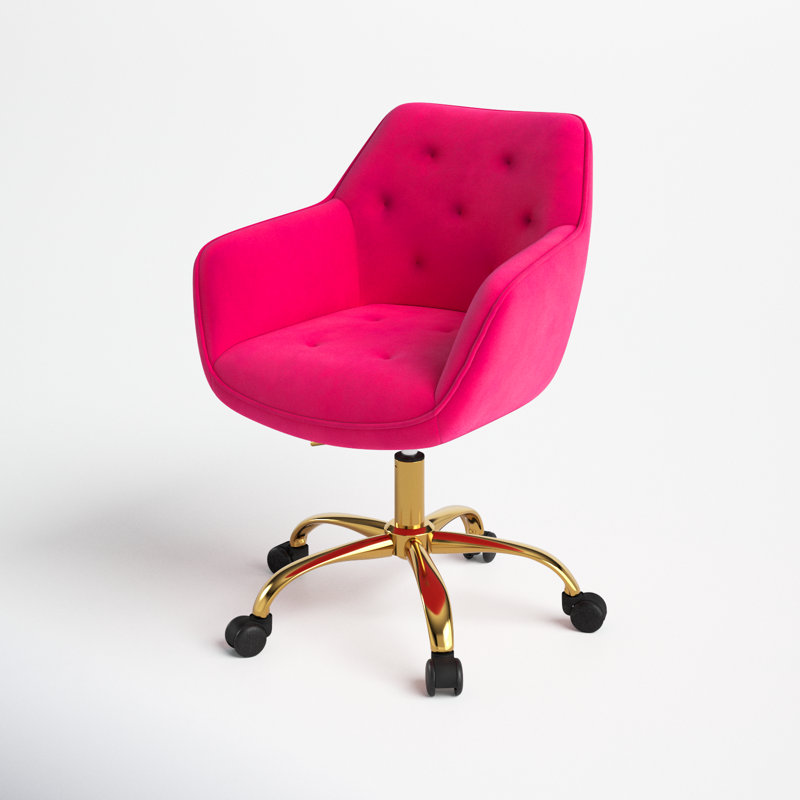 Chaise de travail Clio à hauteur réglable, Fushia