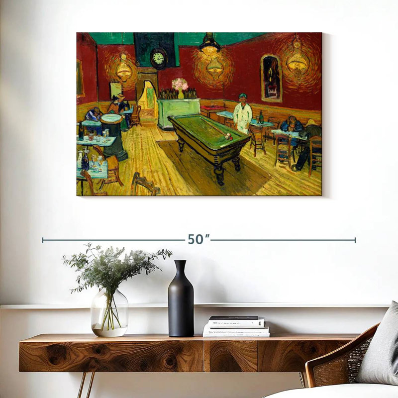 Senne The Night Cafe, H 26 po x l 39 po