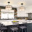 3-Light Black Drum Chandelier Dining Room Chandelier For Dining Room Drum Light Fixtures