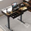 Bureau d'ordinateur pivotant de haute qualité, bureau debout réversible à hauteur réglable, bureau à domicile, prise de courant, plateau en verre, facile à assembler-1956956768-1950926250