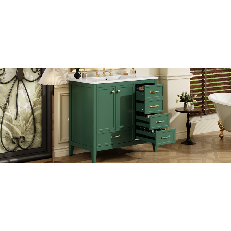 Single Bathroom Vanity with Top