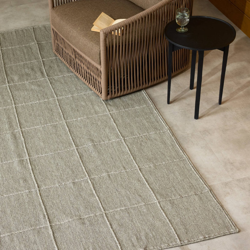 Carmine Outdoor Rug, 10'x14', Carmine Silver
