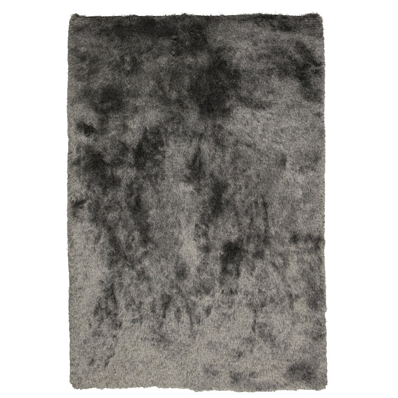 Marina Solid Colour Hand Woven Shag Area Rug, Rectangle 171 x 242cm