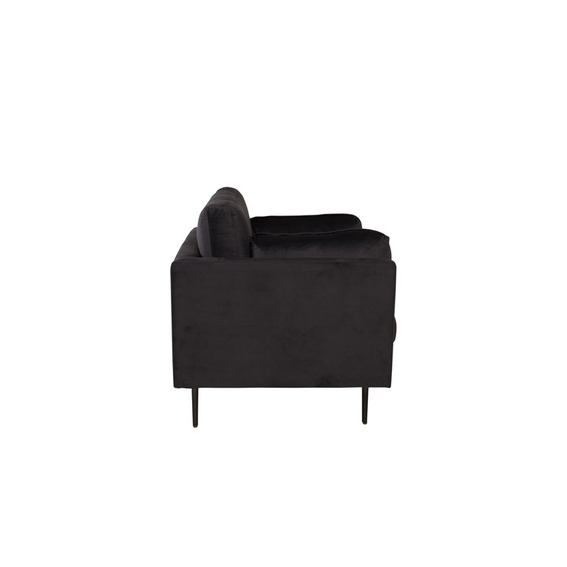 Bertwalda Upholstered Armchair, Black