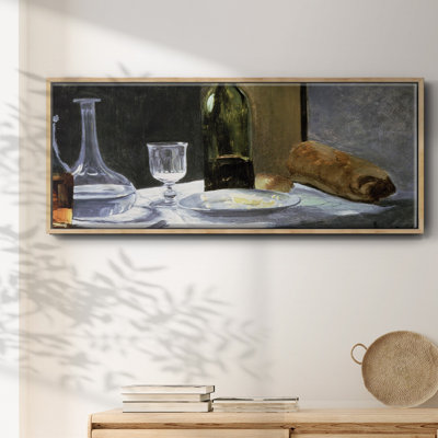 Still Life with Bottles, 1862- Framed Canvas