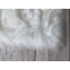 Tapis blanc à poils longs en fausse fourrure de bison-95756321