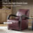 Peru 26.5"W Modern Genuine Leather Armchair with Unique Arms-1614995233