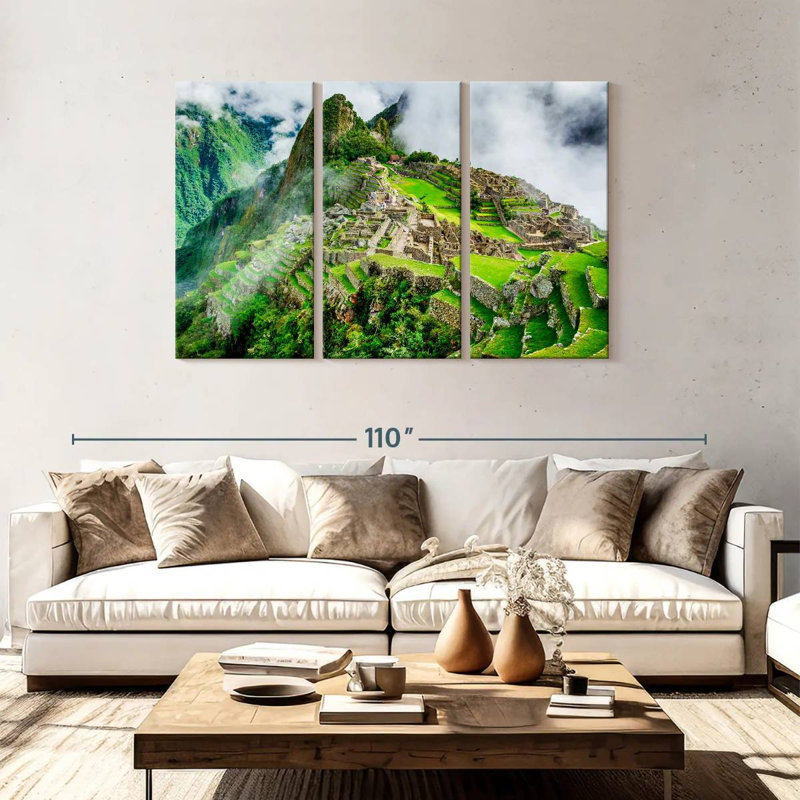 Lilie Inca Ruins Machu Picchu, 48" H x 74" W