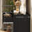 4-Drawer Dresser for Bedroom, Wooden Storage Chest with Metal Handles, Wide Clothes Organizer & TV Stand for Living Room-332285072
