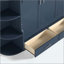 Lit plateforme escamotable avec tablette, armoires latérales et tiroirs Murphy-403820692-403820694