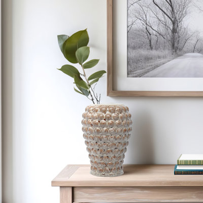 Ceramic Essence, Brown, Novelty - Unique Decorative Vase for a Modern Home
