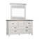 Commode double 8 tiroirs avec miroir Colburn