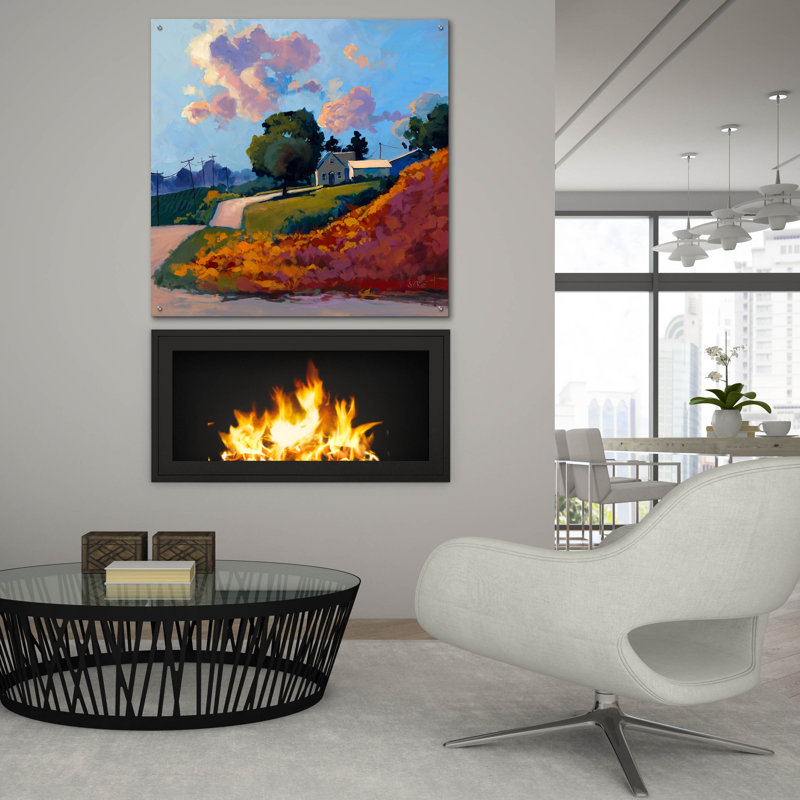 Art mural en verre Winston Porter, H 36 po x l 36 po x P 0,2 po