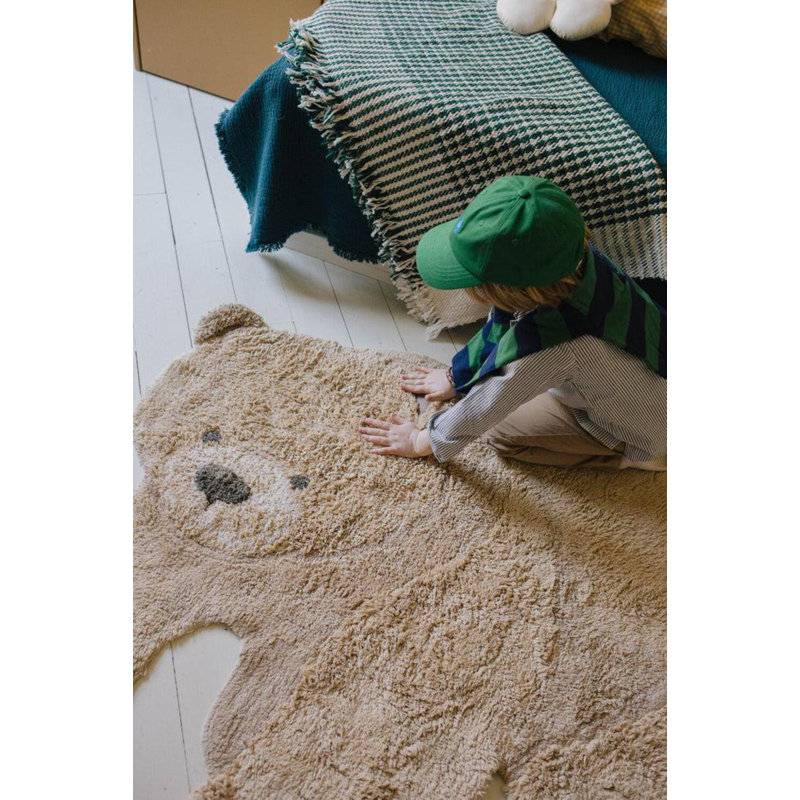 Tapis rectangulaire en coton tissé à la main Animal Rugs