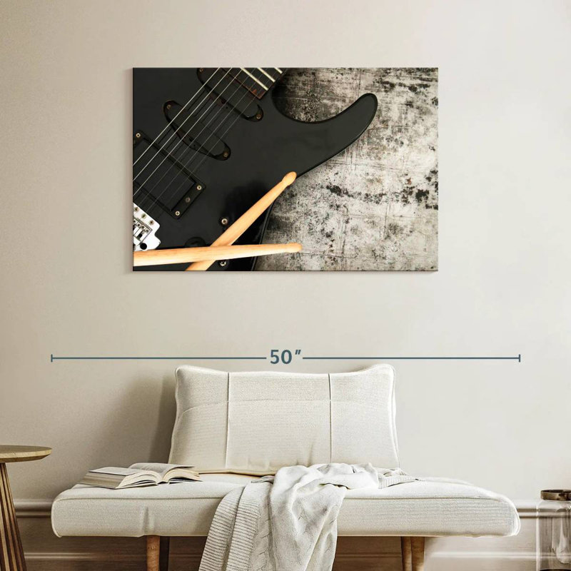 Guitare électrique Abarca Grunge, H 26 po x l 39 po