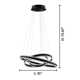 Cary 3 Light Dimmable LED Geometric Chandelier