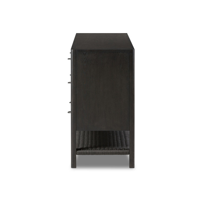 Zuma 6 - Drawer Dresser, Smoked Black Ash