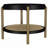 Black Round End Table