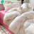 Cartoon Bowknot Comforter Set Pink Bow Tie Knot On White Princess Bedding Set Soft Home Cozy And Breathable Comforter Set-116091002