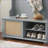 Coat Rack with Storage Bench, HOMCOM 3-in-1 Entryway Hall Tree with 5 Hooks &amp; Shoe Storage, Distressed | Coat Racks-368708594